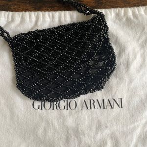 Giorgio Armani mini handbag beaded crossbody